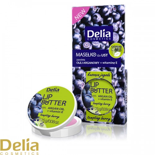 DELIA - Balzam za usne sa Arganovim uljem + Vitaminom E, Upečatljiva bobica